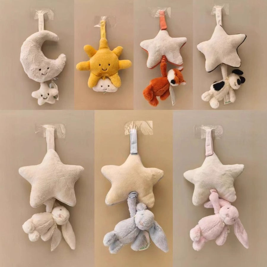 Mini Rattling Plush Keychain | Tiny Stuffed Bag Charm with JC Tags, Wholesale & Retail