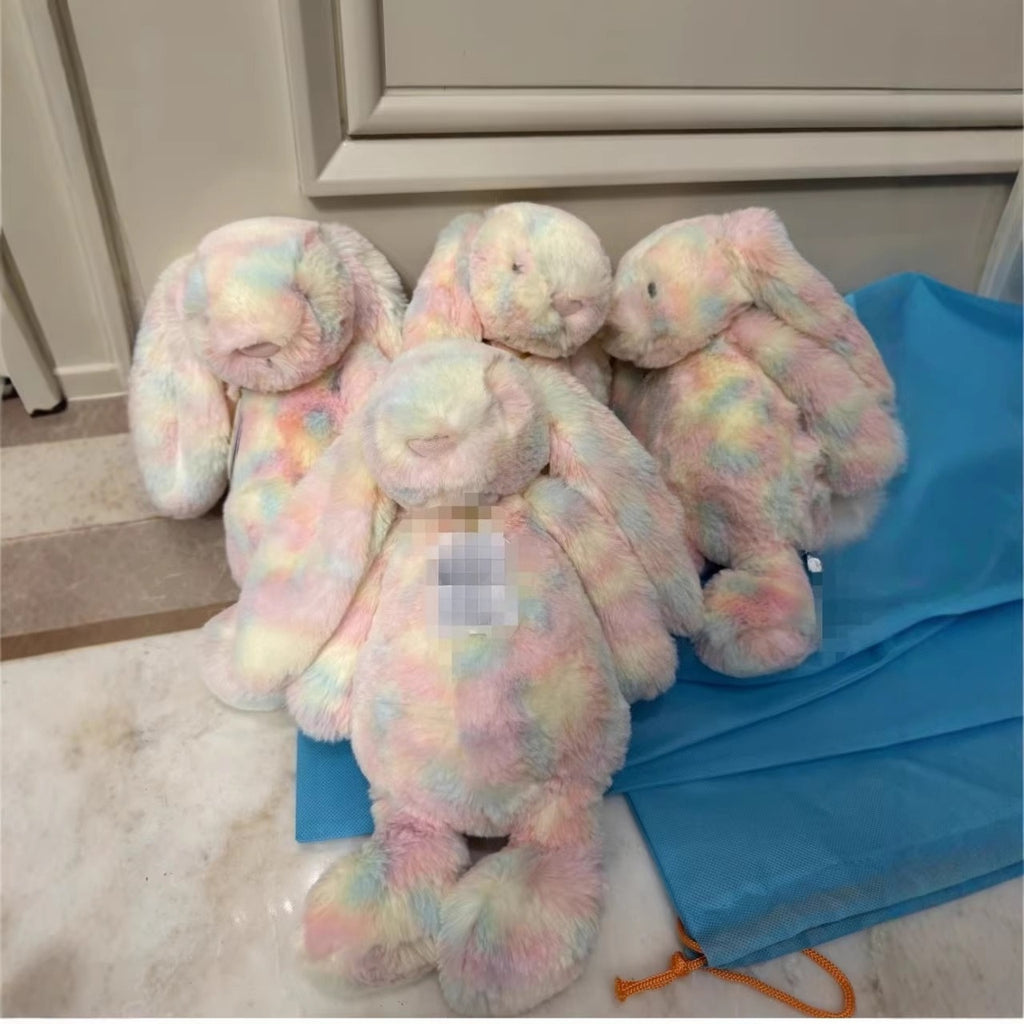 Ultra Soft Razuria Bonnie Rabbit Rainbow Rabbit 31cm Plush | Fluffy Stuffed Animals with JC Tags, Wholesale & Retail