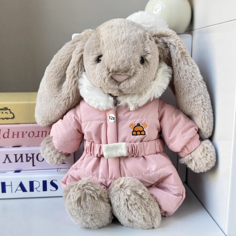 Ultra Soft Ski Rabbit/Ski Bear Animal Plush Toy | Fluffy Stuffed Companion with JC Tags, Wholesale & Retail