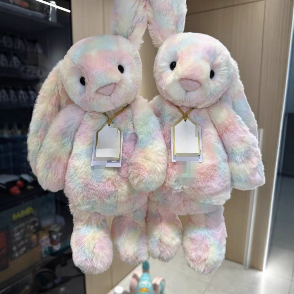 Ultra Soft Razuria Bonnie Rabbit Rainbow Rabbit 31cm Plush | Fluffy Stuffed Animals with JC Tags, Wholesale & Retail