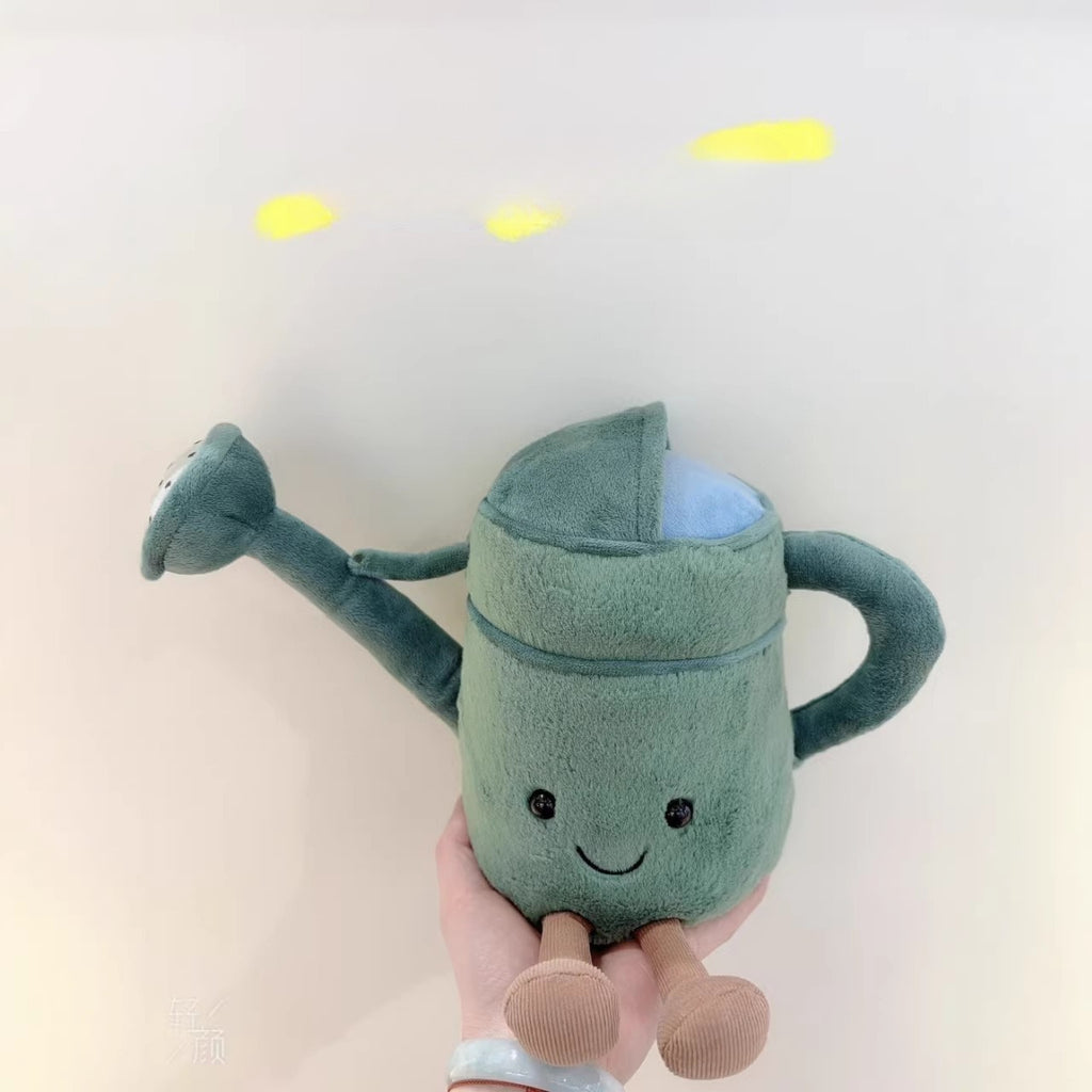 Lifelike Amuseables WateringCan Plush Decor | Fluffy Botanical Stuffed Ornaments with JC Tags, Wholesale & Retail