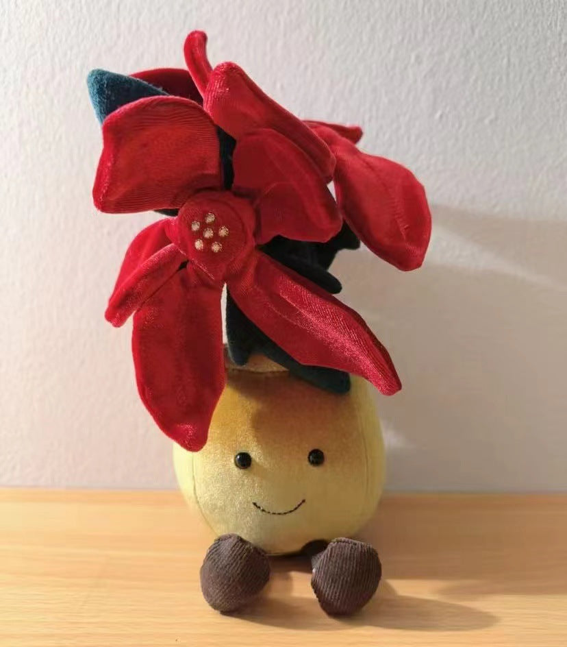 Lifelike Pot/Turtle Bamboo/Orchid/Sunflower/Small Daisies.. Plant Plush Decor | Fluffy Botanical Stuffed Ornaments with JC Tags, Wholesale & Retail