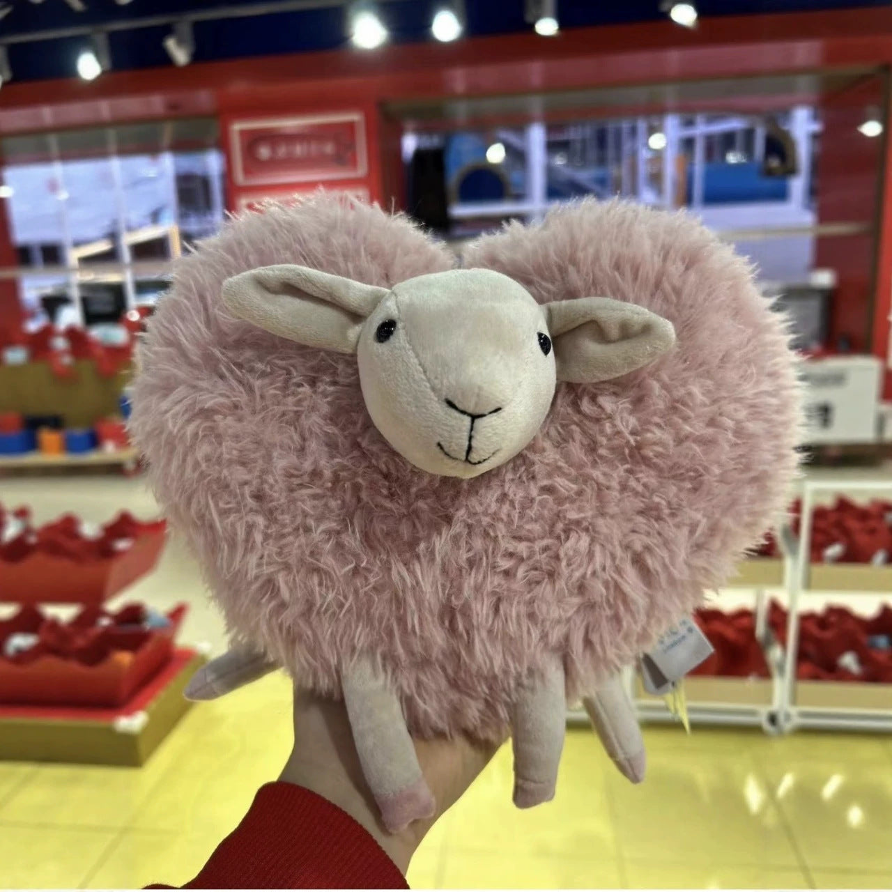 Ultra Soft Loving Lamb Smile Emmy Sheep Plush | Fluffy Stuffed Animals with JC Tags, Wholesale & Retail
