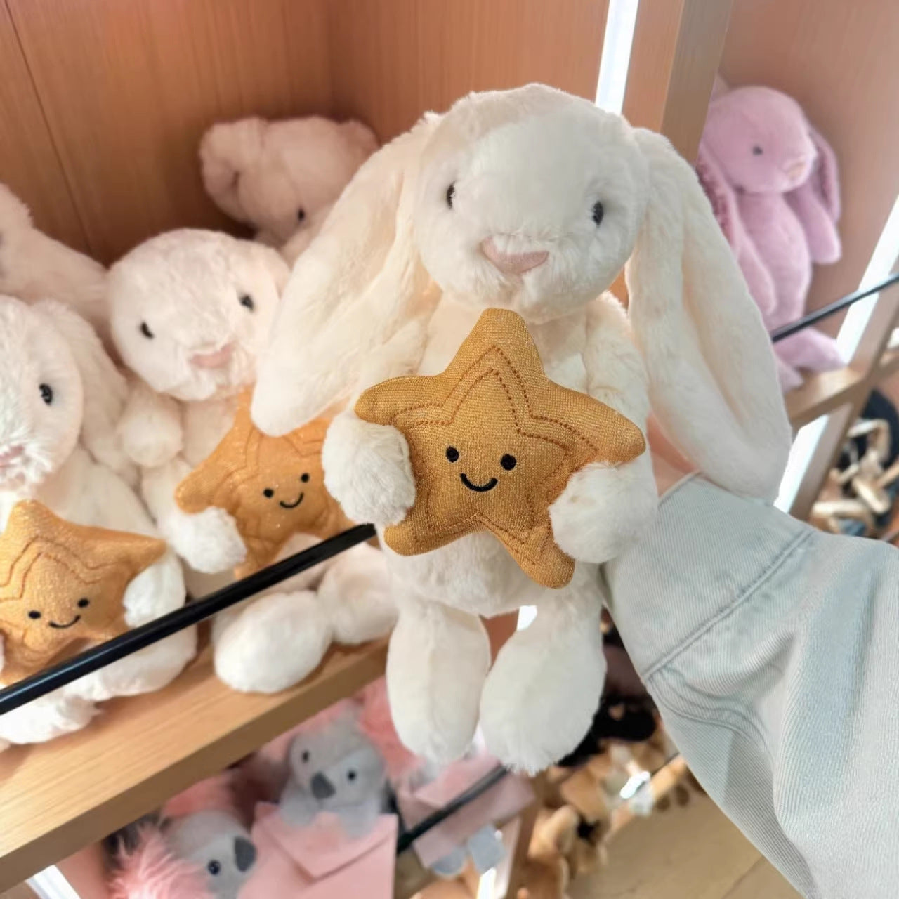 Ultra Soft Star Bunny 31cm Plush | Fluffy Stuffed Animal with JC Tags, Wholesale & Retail