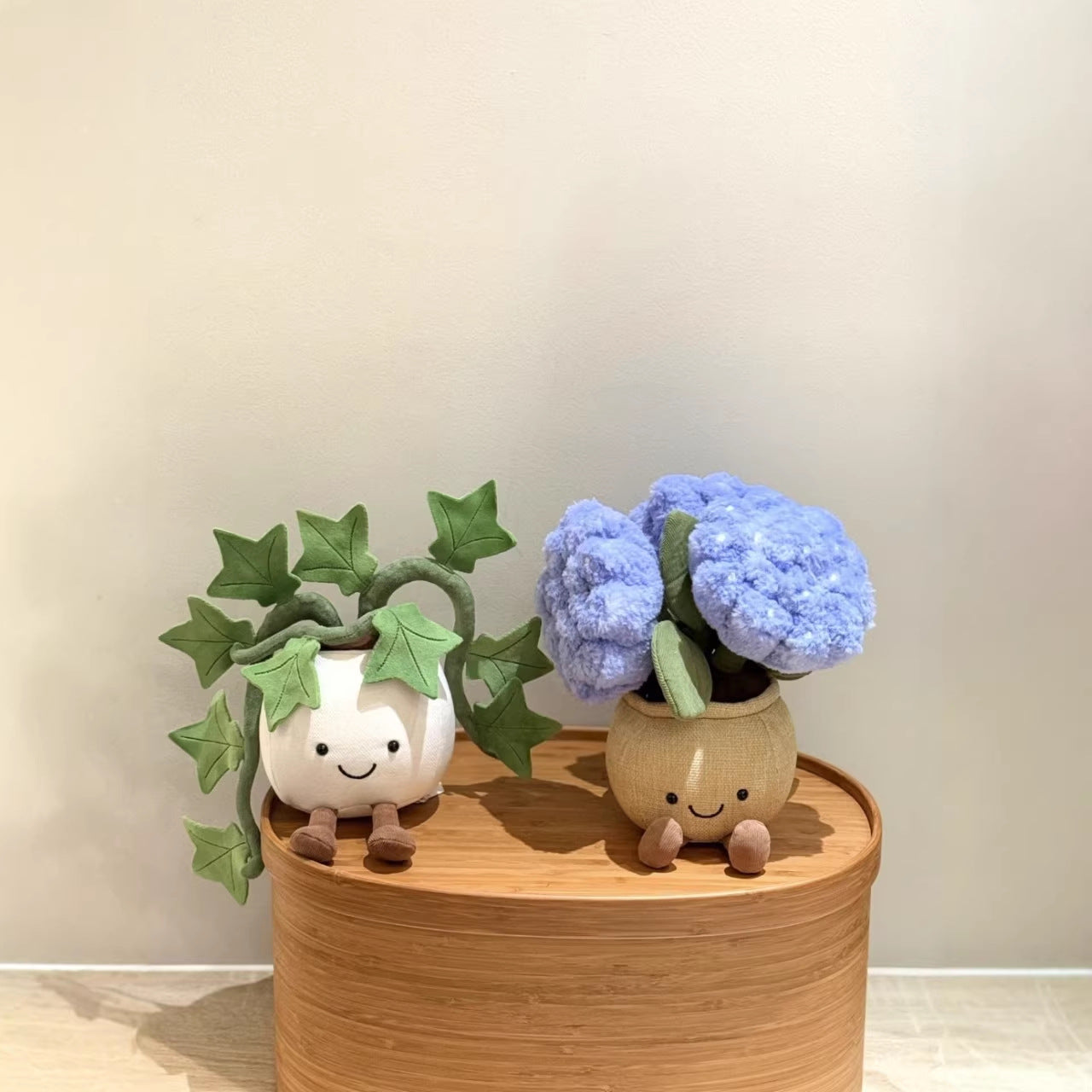 Lifelike Ivy Plant Plush Decor | Fluffy Botanical Stuffed Ornaments with JC Tags, Wholesale & Retail