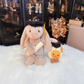 Ultra Soft Graduate Dr. Rabbit 31cm Plush | Fluffy Stuffed Animal with JC Tags, Wholesale & Retail