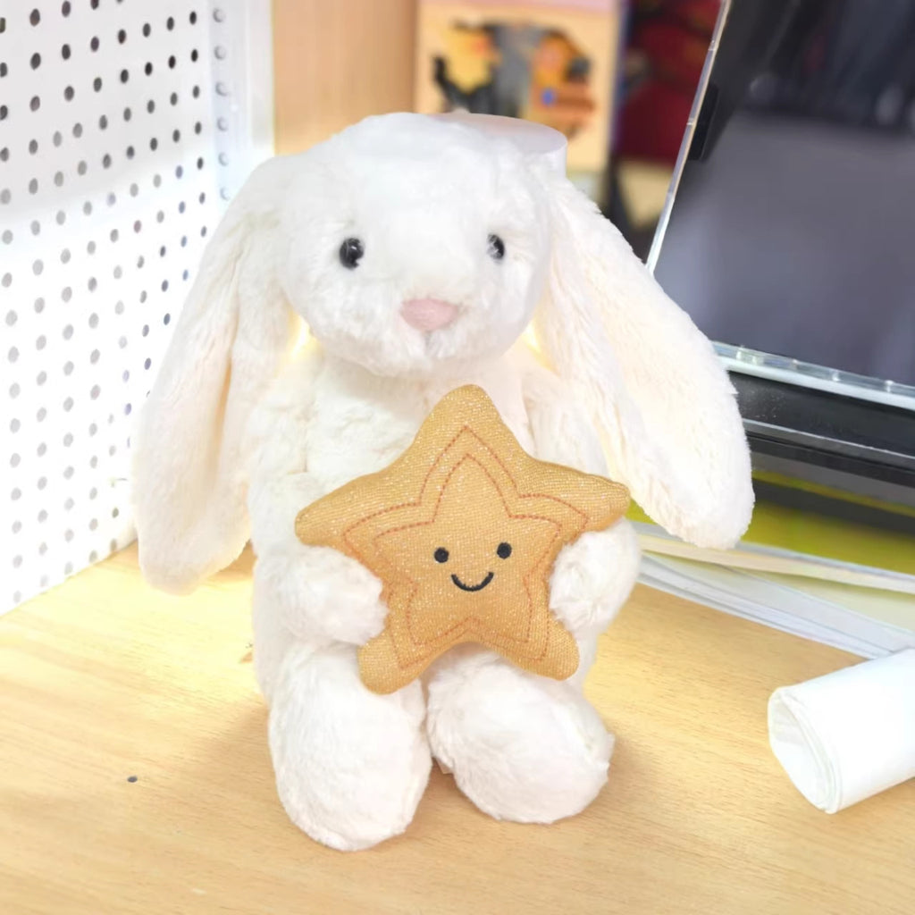 Ultra Soft Star Bunny 31cm Plush | Fluffy Stuffed Animal with JC Tags, Wholesale & Retail