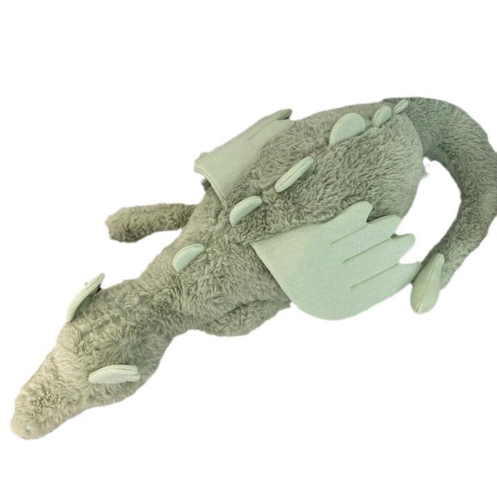 Ultra Soft 50cm Green Dragon Saging Dragon Plush | Fluffy Stuffed Animals with JC Tags, Wholesale & Retail