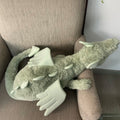 Ultra Soft 50cm Green Dragon Saging Dragon Plush | Fluffy Stuffed Animals with JC Tags, Wholesale & Retail