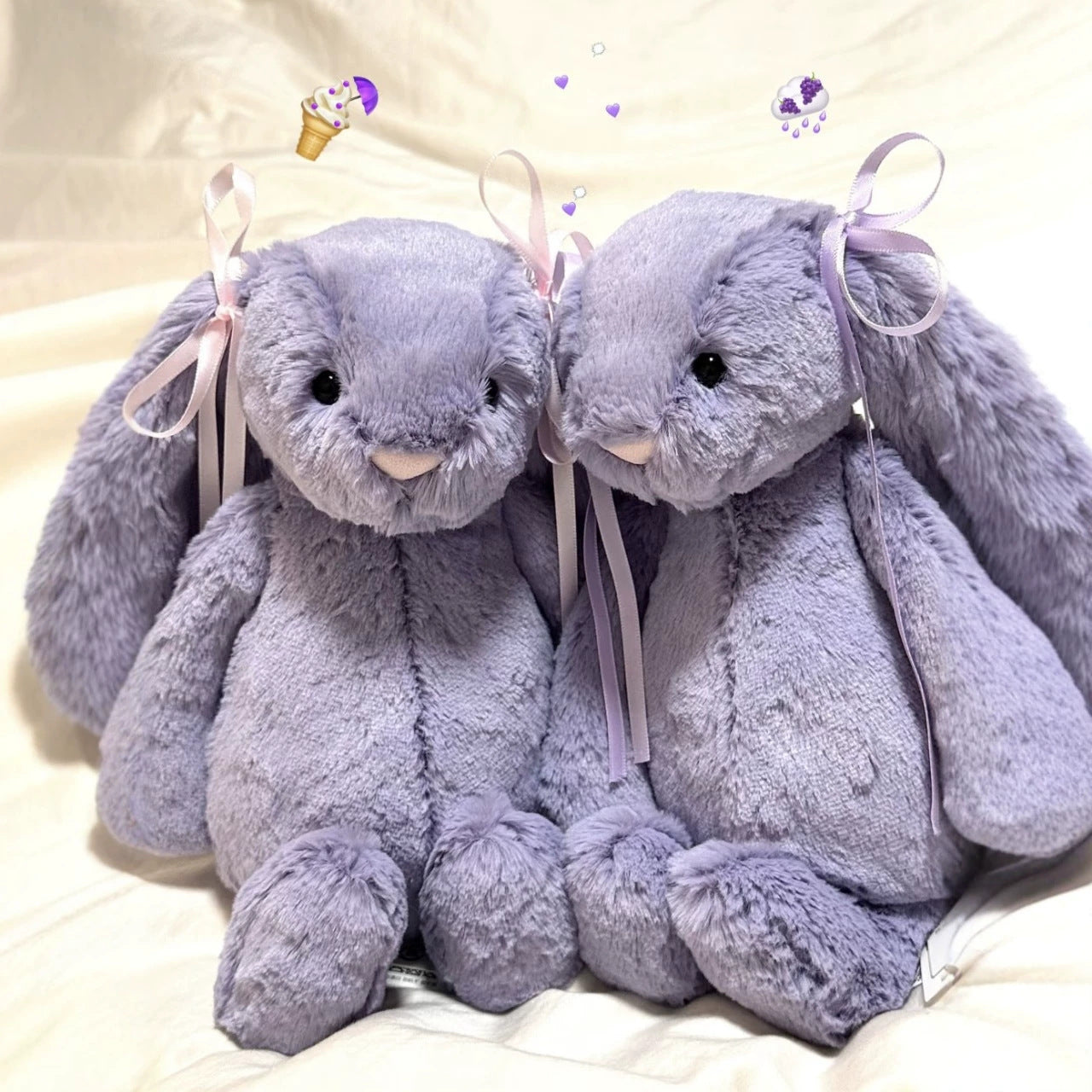 Ultra Soft 31cm Love Roland Bonnie Rabbit Plush | Fluffy Stuffed Animal with JC Tags, Wholesale & Retail