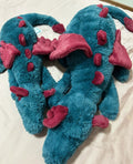 Ultra Soft 50cm Blue Dragon Dexteron Plush | Fluffy Stuffed Animals with JC Tags, Wholesale & Retail