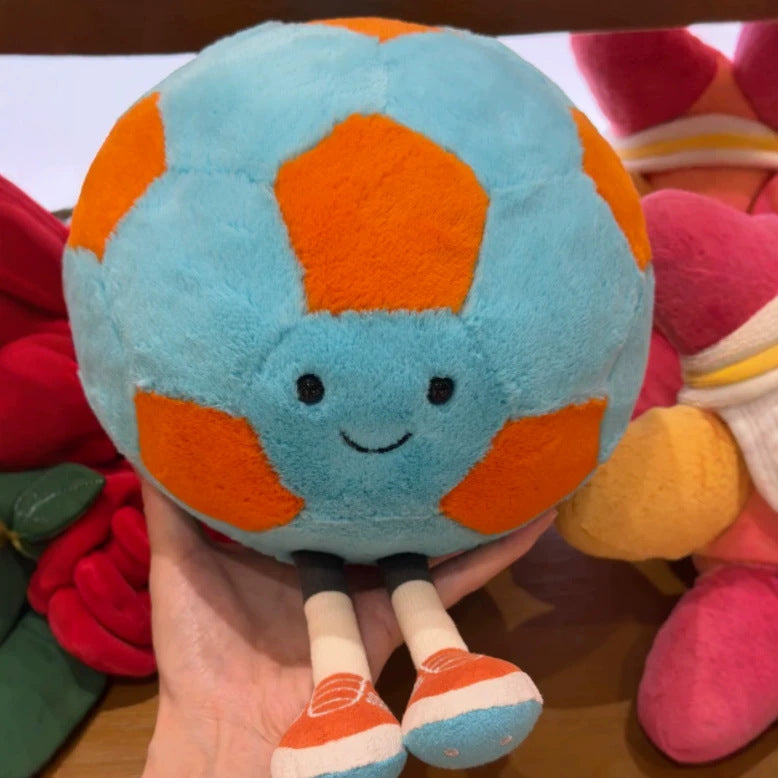 Sporty Colored Soccer Themed Plush Toys | Athletic Stuffed Companion with JC Tags, Wholesale & Retail
