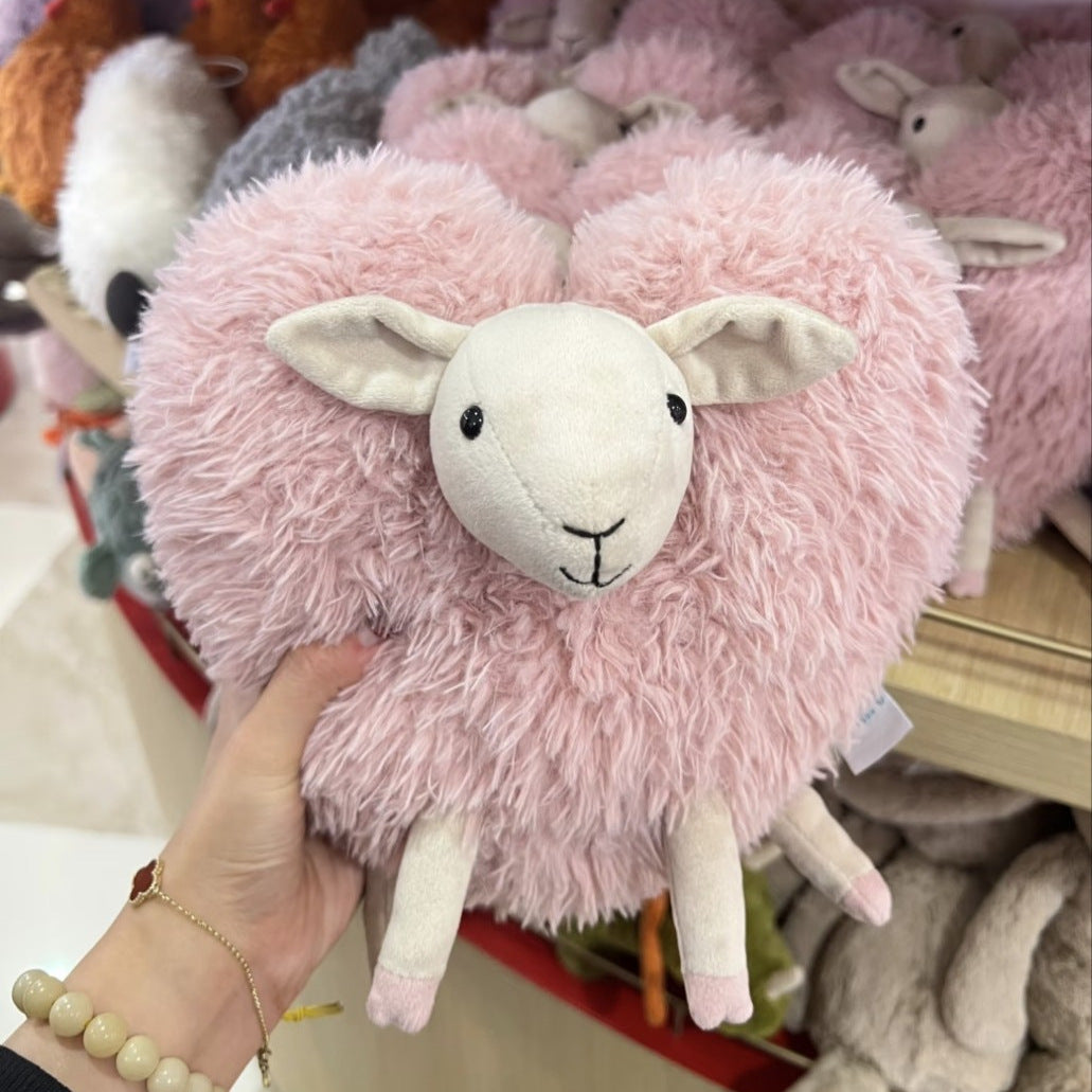 Ultra Soft Loving Lamb Smile Emmy Sheep Plush | Fluffy Stuffed Animals with JC Tags, Wholesale & Retail