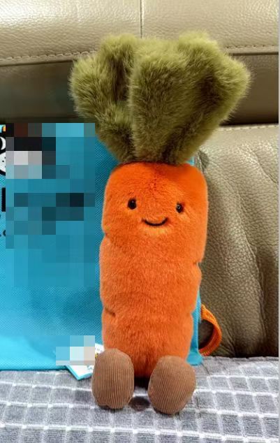 Lifelike Corn/Asparagus/Broccoli/Carrot Plant Plush Decor | Fluffy Botanical Stuffed Ornaments with JC Tags, Wholesale & Retail