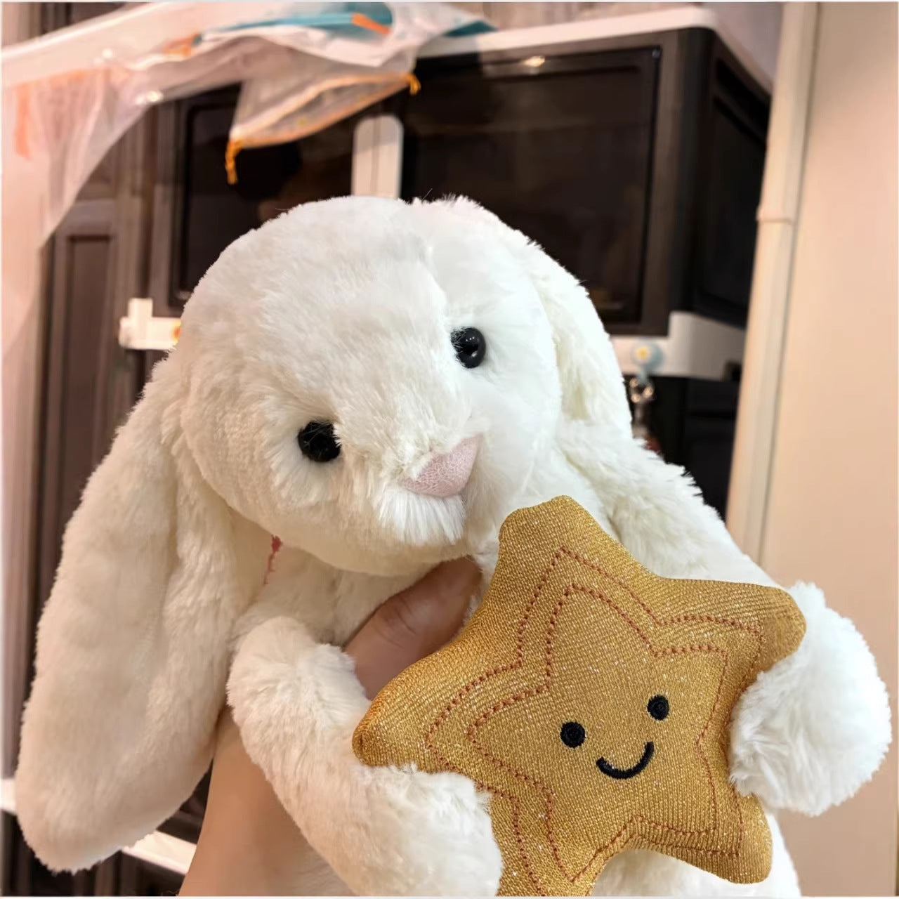 Ultra Soft Star Bunny 31cm Plush | Fluffy Stuffed Animal with JC Tags, Wholesale & Retail