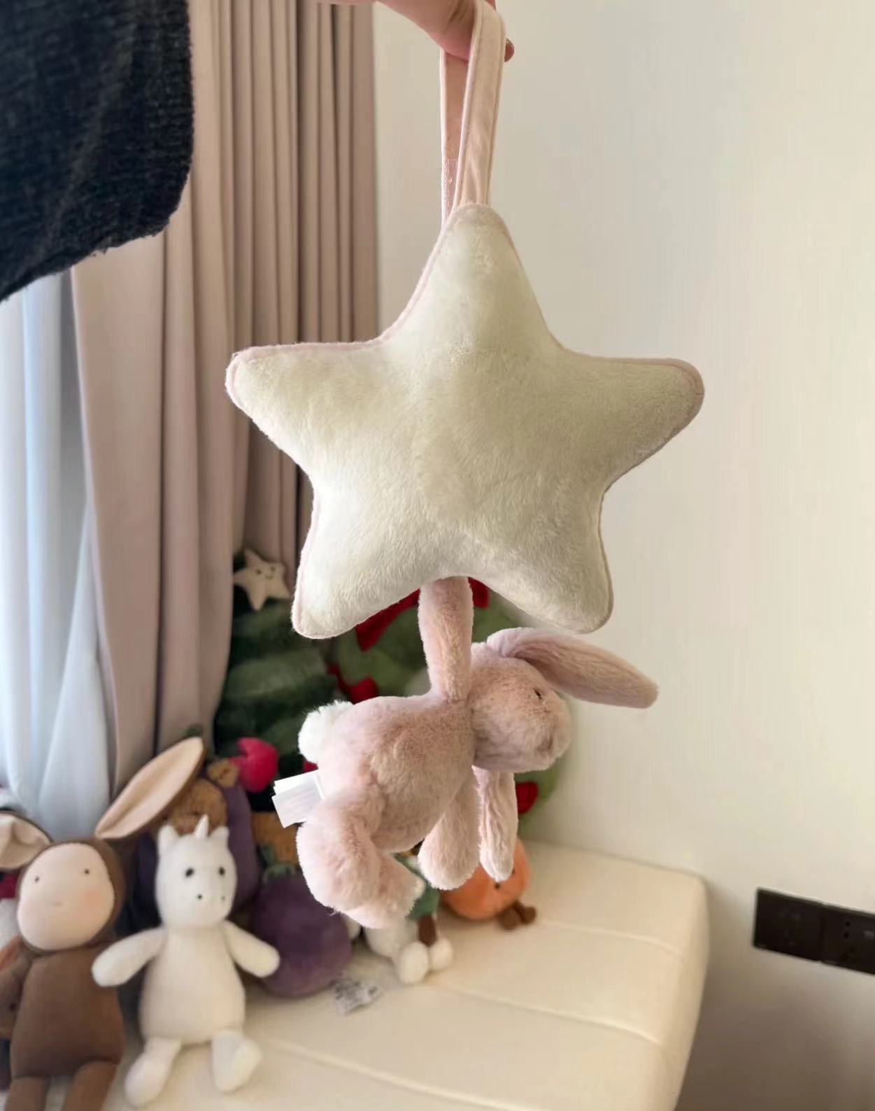 Mini Rattling Plush Keychain | Tiny Stuffed Bag Charm with JC Tags, Wholesale & Retail