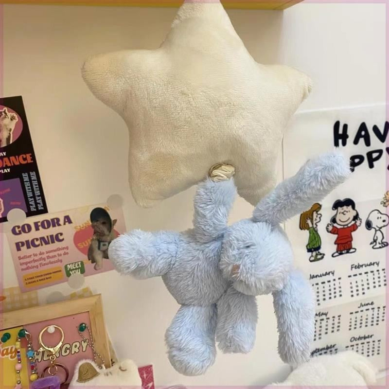 Mini Rattling Plush Keychain | Tiny Stuffed Bag Charm with JC Tags, Wholesale & Retail