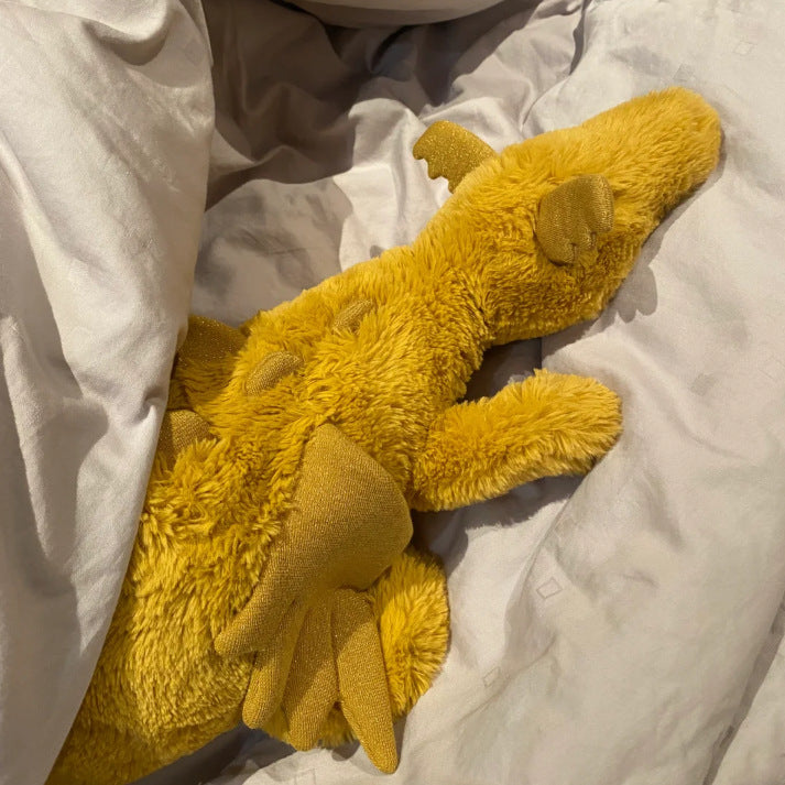Ultra Soft 50/66cm Golden Dragon Plush | Fluffy Stuffed Animals with JC Tags, Wholesale & Retail