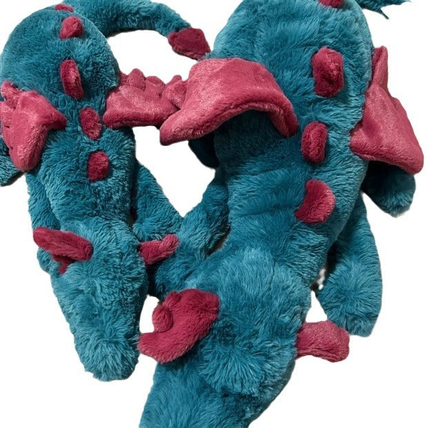 Ultra Soft 50cm Blue Dragon Dexteron Plush | Fluffy Stuffed Animals with JC Tags, Wholesale & Retail