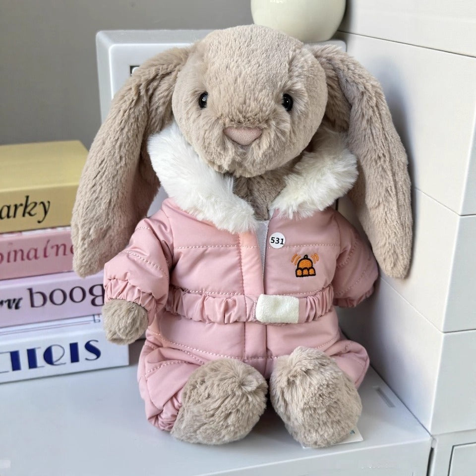 Ultra Soft Ski Rabbit/Ski Bear Animal Plush Toy | Fluffy Stuffed Companion with JC Tags, Wholesale & Retail