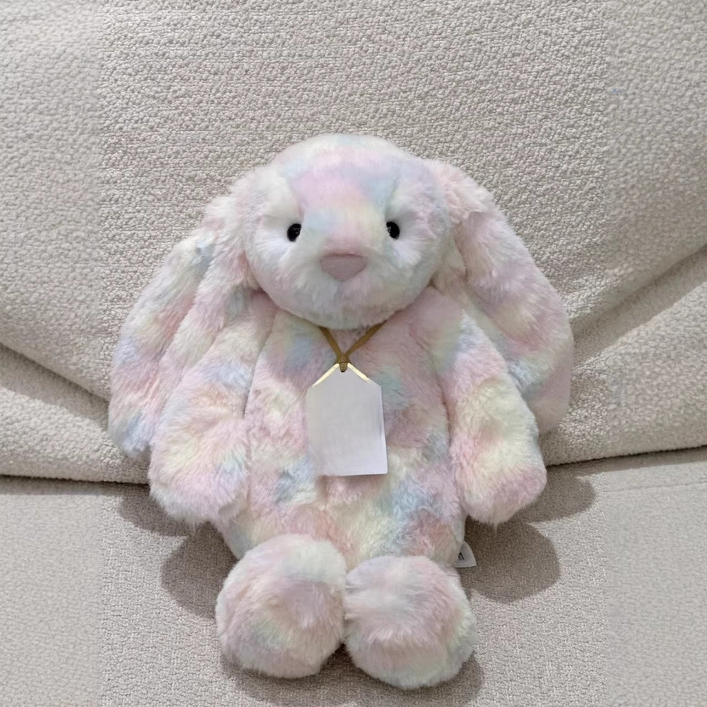 Ultra Soft Razuria Bonnie Rabbit Rainbow Rabbit 31cm Plush | Fluffy Stuffed Animals with JC Tags, Wholesale & Retail